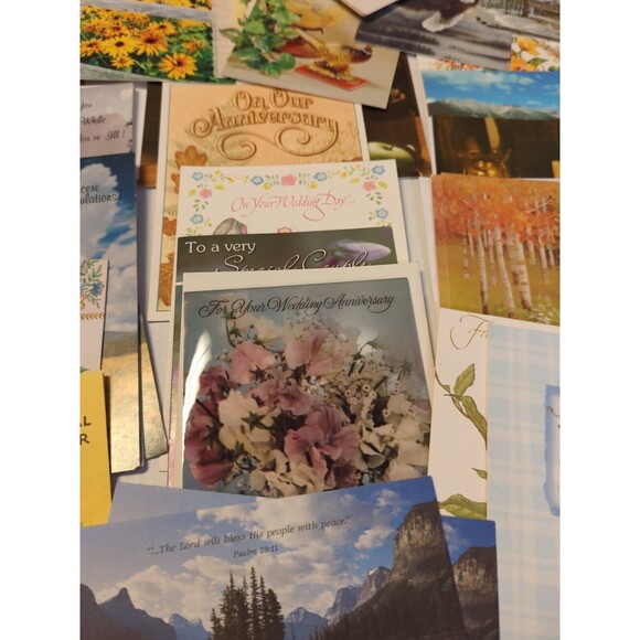 Vintage Greeting Card Lot Unused Envelopes 50 Cards Assorted Envelopes - Picture 3 of 14